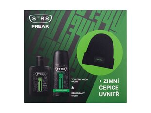 Подарочный набор для мужчин: духи STR8 Freak EDT, 100 мл + дезодорант, 150 мл + шапочка. цена и информация | Мужские духи | 220.lv