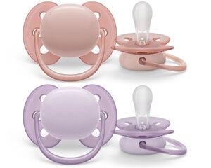 Knupis Philips Avent SCF091/31 Ultra Soft, 0-6 mēneši, 2 gab. cena un informācija | Knupīši | 220.lv