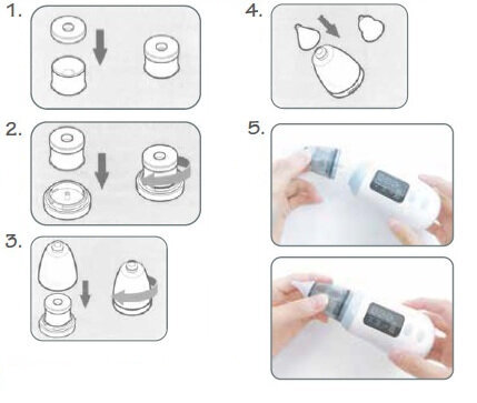 Elektriskais deguna un ausu aspirators Tm-10 Baby Tech-Med, 1 gab. cena un informācija | Jaundzimušo aprūpes preces | 220.lv