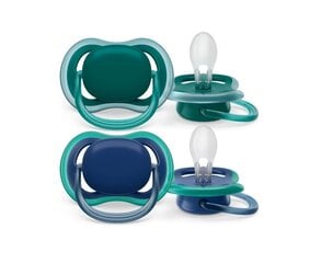 Knupītis Philips Avent Ultra Air, 6-18 mēn, 2 gab. цена и информация | Пустышки | 220.lv