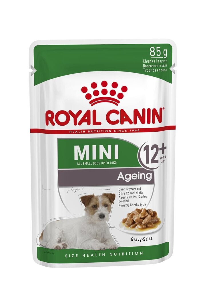 Royal Canin Karma Mini Ageing 12+ vecākiem mazo šķirņu suņiem, 12x85 g цена и информация | Konservi suņiem | 220.lv