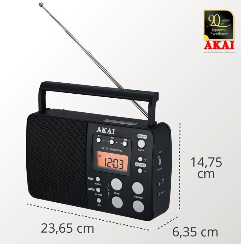 Akai APR-200 cena un informācija | Radioaparāti, modinātājpulksteņi | 220.lv