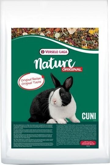 Barība miniatūriem trušiem Versele-Laga Cuni Nature Original, 9 kg cena un informācija | Barība grauzējiem | 220.lv