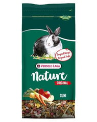 Barība miniatūriem trušiem Versele-Laga Cuni Nature Original, 9 kg cena un informācija | Barība grauzējiem | 220.lv