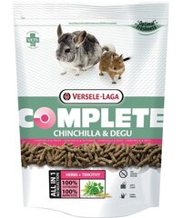 Ēdiens šinšillām Versele Laga Chinchilla&Degu Complete, 8 kg cena un informācija | Barība grauzējiem | 220.lv