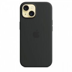 Apple iPhone 15 Silicone Case with MagSafe - Black MT0J3ZM/A цена и информация | Чехлы для телефонов | 220.lv