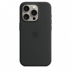 Apple iPhone 15 Pro Silicone Case with MagSafe - Black MT1A3ZM/A цена и информация | Чехлы для телефонов | 220.lv