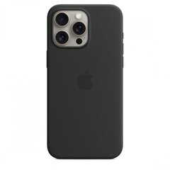 Apple iPhone 15 Pro Max Silicone Case with MagSafe - Black MT1M3ZM/A цена и информация | Чехлы для телефонов | 220.lv