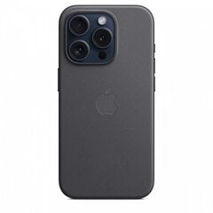 Apple iPhone 15 Pro FineWoven Case with MagSafe - Black MT4H3ZM/A цена и информация | Чехлы для телефонов | 220.lv