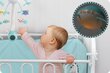 Karuselis ar projektoru bērnu gultiņai, zils cena un informācija | Rotaļlietas zīdaiņiem | 220.lv