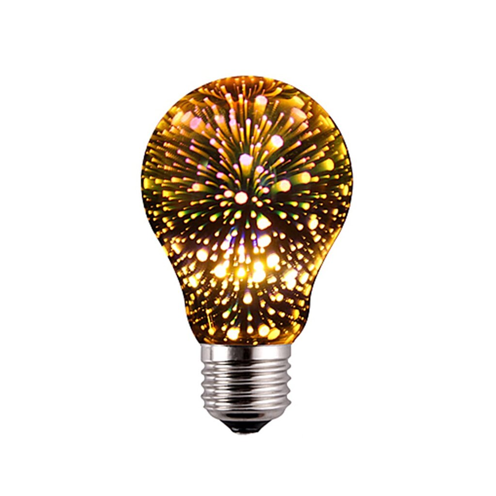 LED spuldze A60 3D, E27, 60*107mm, 6W/125Lm cena un informācija | Spuldzes | 220.lv