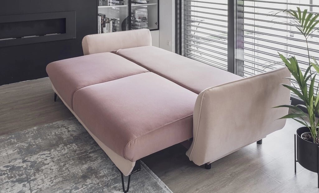 3-u daļu mīksto mēbeļu komplekts Eltap Silva, rozā cena un informācija | Dīvānu komplekti | 220.lv