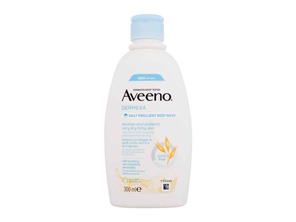 Sejas un ķermeņa mazgāšanas līdzeklis Aveeno Dermexa, 300 ml цена и информация | Sejas ādas kopšana | 220.lv