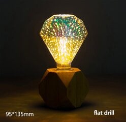 Светодиодная лампа Diamond 3D, E27, 95*135 мм, 6 Вт/125 Лм цена и информация | Лампочки | 220.lv