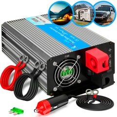 Automašīnas sprieguma pārveidotājs Extralink OPIP-500 W 12 V cena un informācija | Auto 12V el. piederumi | 220.lv