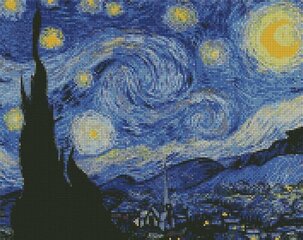 Dimanta mozaīka Ideyka Vincent Van Gogh, 40 x 50 cm cena un informācija | Dimantu mozaīkas | 220.lv