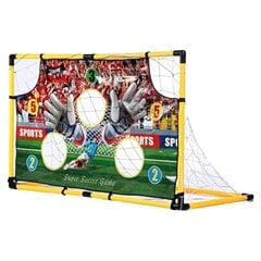 Futbola vārtu komplekts Lean Football Goal Practice Your Aim Soccer cena un informācija | Spēles brīvā dabā | 220.lv