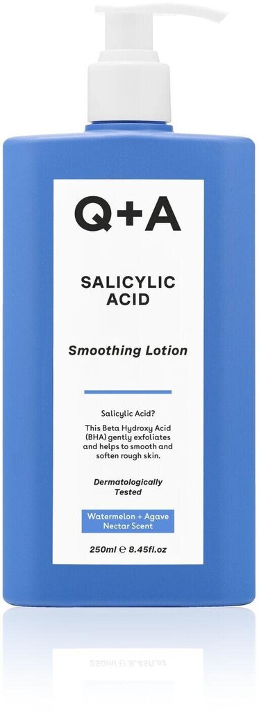 Ķermeņa losjons ar salicilskābi Q+A Salicylic Acid Smoothing Lotion, 250 ml cena un informācija | Ķermeņa krēmi, losjoni | 220.lv