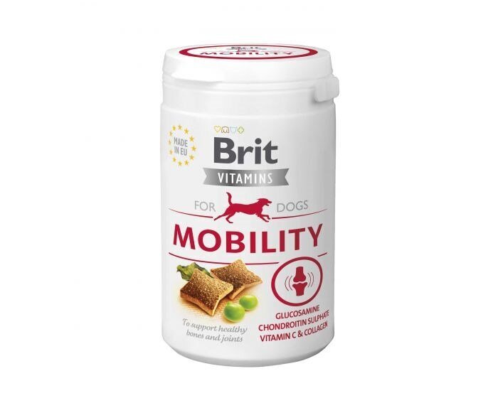 Brit Vitamins Mobility papildbarība suņiem ar vitamīniem, 150 g цена и информация | Vitamīni, uztura bagātinātāji, pretparazītu līdzekļi suņiem | 220.lv