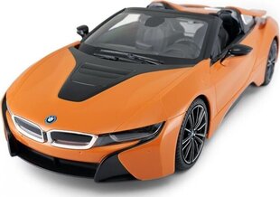 Машинка на дистанционном управлении Rastar BMW i8 1:12, оранжевая цена и информация | Игрушки для мальчиков | 220.lv