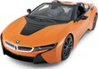 Tālvadības pults mašīna Rastar BMW i8 1:12, oranža цена и информация | Rotaļlietas zēniem | 220.lv