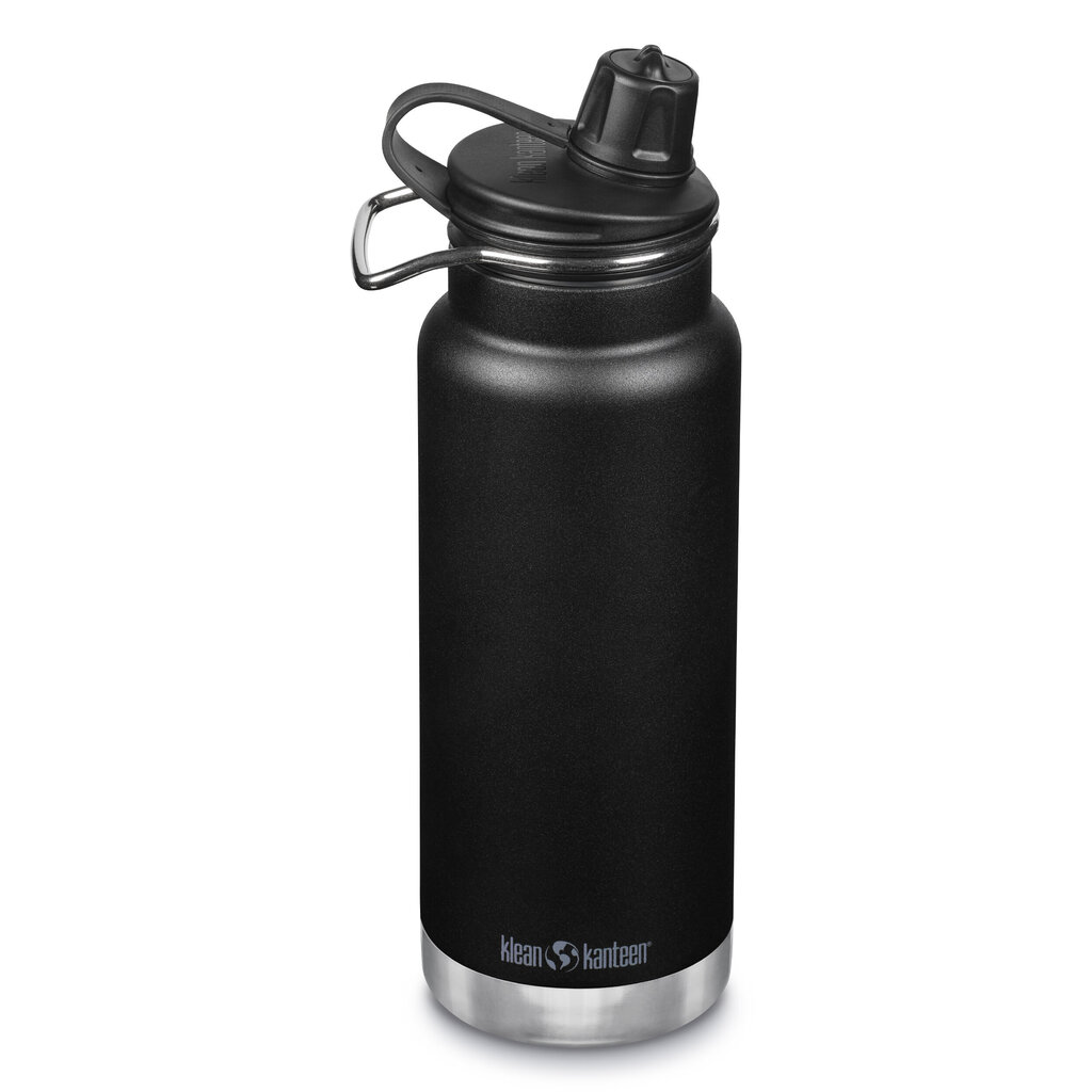 Termo pudele Klean Kanteen TKWide, 946 ml, melna cena un informācija | Ūdens pudeles | 220.lv