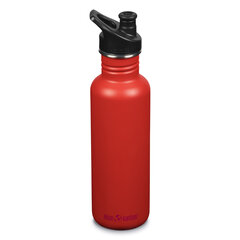 Бутылка для питья Klean Kanteen Classic Tiger Lily, 800 мл, красная цена и информация | Фляги для воды | 220.lv