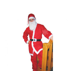 Костюм Деда Мороза, красный цена и информация | Карнавальные костюмы, парики и маски | 220.lv