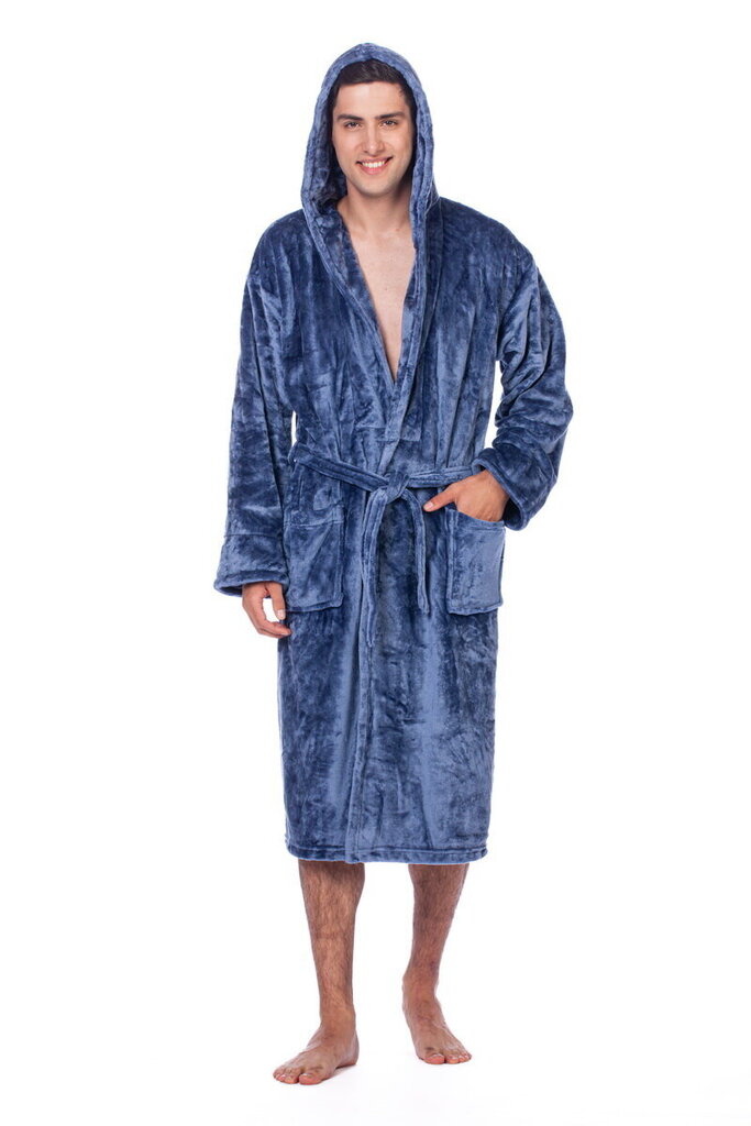 Bambusa šķiedras halāts ar kapuci vīriešiem Elite Bamboo cena un informācija | Vīriešu halāti, pidžamas | 220.lv