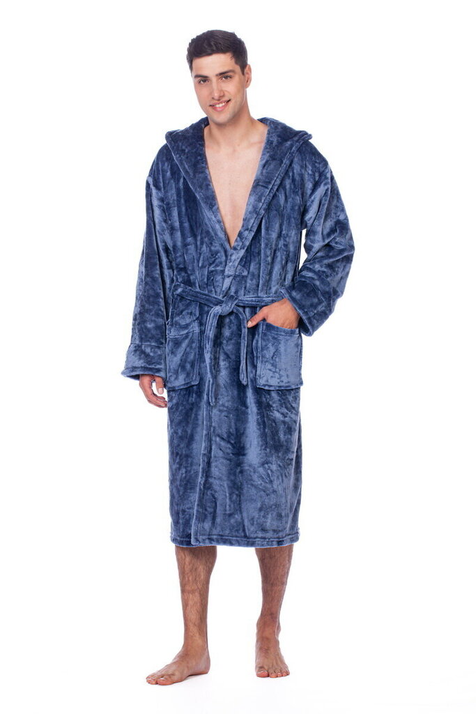 Bambusa šķiedras halāts ar kapuci vīriešiem Elite Bamboo цена и информация | Vīriešu halāti, pidžamas | 220.lv