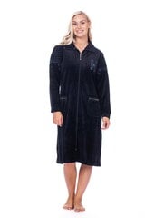 Велюровый халат для женщин Cool&Time 111, синий цена и информация | Женские халаты | 220.lv
