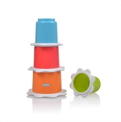 Чашки - пирамида Kidsme цена и информация | Игрушки для малышей | 220.lv