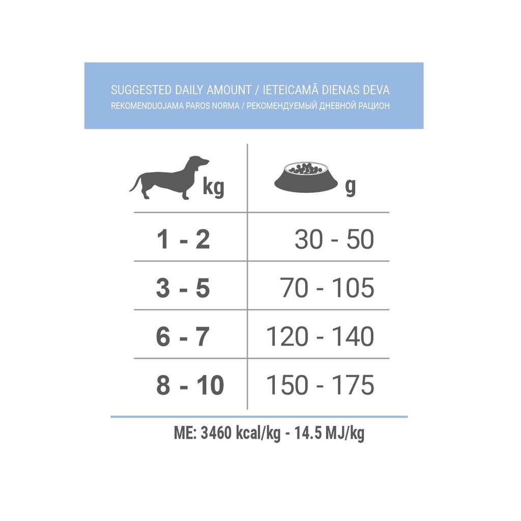 Forza10 Maintenance Mini Adult mazo šķirņu suņiem ar jēru un rīsiem, 2kg цена и информация | Sausā barība suņiem | 220.lv