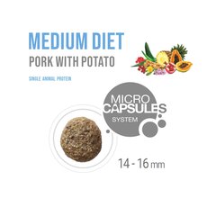 Forza10 Medium Diet vidējo šķirņu suņiem ar cūkgaļu un kartupeļiem, 1,5kg cena un informācija | Sausā barība suņiem | 220.lv