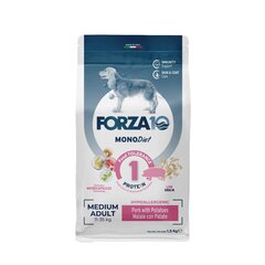 Forza10 Medium Diet vidējo šķirņu suņiem ar cūkgaļu un kartupeļiem, 1,5kg cena un informācija | Sausā barība suņiem | 220.lv