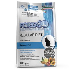 Forza10 Regular Diet kaķiem ar zivi, 400g cena un informācija | Sausā barība kaķiem | 220.lv