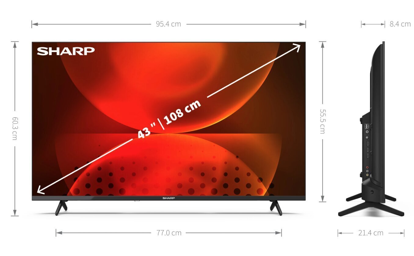 Sharp 43FH2EA cena un informācija | Televizori | 220.lv