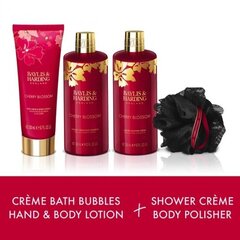 Набор подарков для женщин Baylis & Harding Boudiore Cherry Blossom Luxury Pamper Drum, из 4 частей цена и информация | Масла, гели для душа | 220.lv