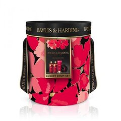 Dāvanu komplekts sievietēm Baylis & Harding Boudiore Cherry Blossom Luxury Pamper Drum, 4 daļu cena un informācija | Dušas želejas, eļļas | 220.lv