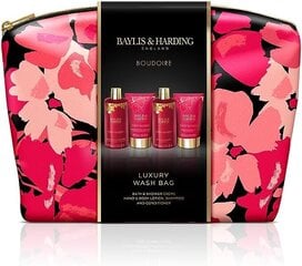 Dāvanu komplekts sievietēm Baylis & Harding Boudiore Cherry Blossom Luxury Wash, 4 daļu цена и информация | Масла, гели для душа | 220.lv