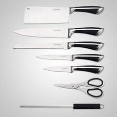Набор ножей из нержавеющей стали Royalty Line, 8 шт., черный цена и информация | Ножи и аксессуары для них | 220.lv