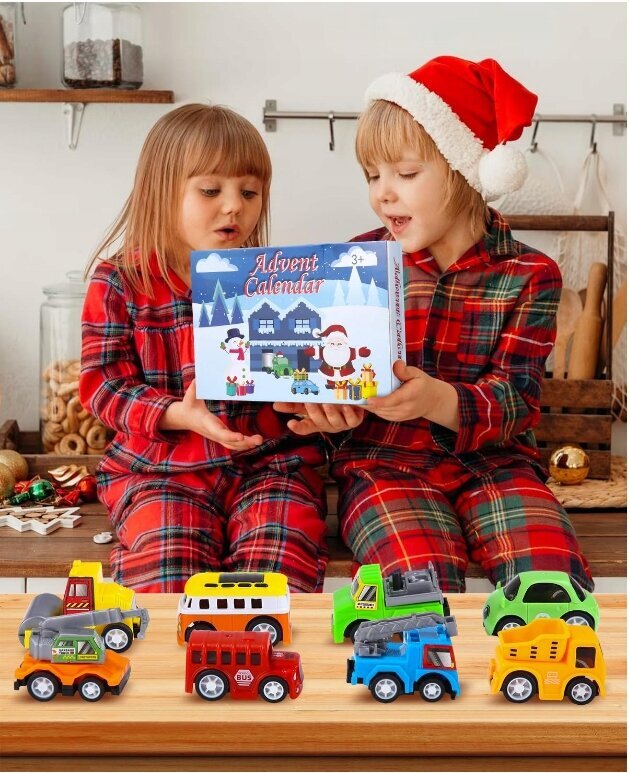 Adventes kalendārs zēniem ar rotaļu automašīnām цена и информация | Rotaļlietas zēniem | 220.lv