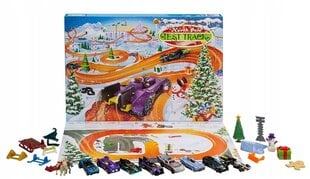 Adventes kalendāra rotaļu automašīnas Hot Wheels GTD78 cena un informācija | Rotaļlietas zēniem | 220.lv
