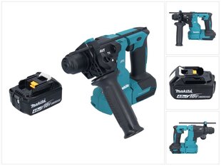 Аккумуляторный перфоратор Makita DHR 183 M1, 18 В, с аккумулятором, без блока для зарядки цена и информация | Перфораторы | 220.lv