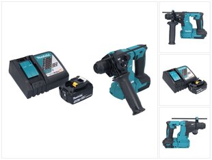 Аккумуляторный перфоратор Makita DHR 183 RM1, 18 В, с аккумулятором и устройством для зарядки цена и информация | Перфораторы | 220.lv