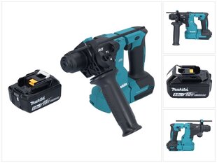 Makita DHR 183 T1 akumulatora urbjmašīna 18 V 1,7 J SDS plus bezsuku + 1x akumulators 5,0 Ah - bez lādētāja cena un informācija | Perforatori | 220.lv