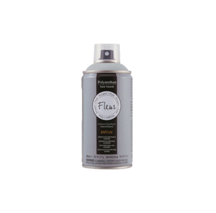 Poliuretāna aerosola laka Fleur, 300 ml, satīna cena un informācija | Modelēšanas un zīmēšanas piederumi | 220.lv