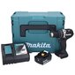 Makita DHP 484 RTJB akumulatora triecienurbjmašīna 18 V 54 Nm bezsuku melna + 2x 5,0 Ah akumulators + lādētājs + Makpac cena un informācija | Skrūvgrieži, urbjmašīnas | 220.lv