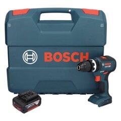 Bosch GSB 18V-55 Professional bezvadu triecienurbjmašīna 18 V 55 Nm bezsuku + 1x akumulators 5,0 Ah + korpuss - bez lādētāja cena un informācija | Skrūvgrieži, urbjmašīnas | 220.lv