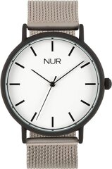 Унисекс часы  Nur, Tangle, черные/серебристые цена и информация | Женские часы | 220.lv